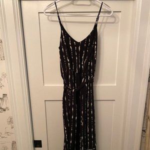 Vince Camuto Black/White Wrap Cocktail Dress